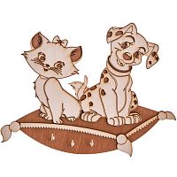 Ключница "Дружба кошечки и собачки" во Пласте
