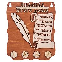 ПРАВИЛА ДОМА "ПЕРО" во Пласте